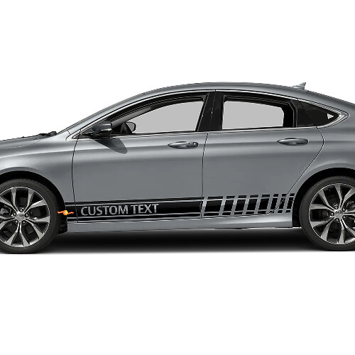 2X mehrfarbige Grafik-Auto-Vinyl-Aufkleber für Chrysler 200 300
 1