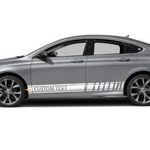 2X mehrfarbige Grafik-Auto-Vinyl-Aufkleber für Chrysler 200 300
 2