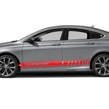 2X mehrfarbige Grafik-Auto-Vinyl-Aufkleber für Chrysler 200 300
 3