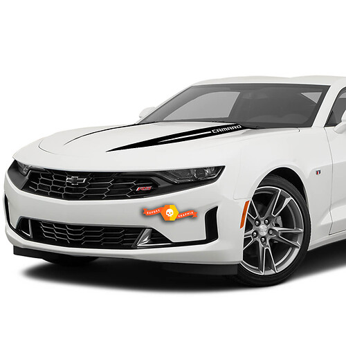 2X Chevrolet Camaro Hood Widow Spike Aufkleber Passend für: 2019–2020 Chevrolet Camaro Chevy Graphics Stripes Aufkleber Aufkleber
