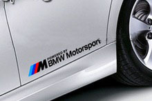 BMW Motorsport Style Schweller Seitenaufkleber Set für BMW M-Modelle
