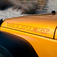 Individuelles Hauben-Umriss-Text-Vinyl-Aufkleberpaar für Jeep Wrangler_3