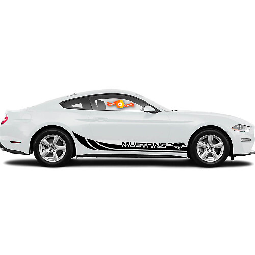 Pony Rocker Seitlicher Streifen Vinyl-Aufkleber-Kit für Musclecar Musclecarmodel