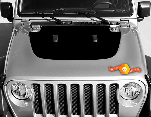 Vinyl-Aufkleber Grafikaufkleber für Motorhaube Wrangler JL 2018 2019 für Motorhaube Wrangler Grafikaufkleber
