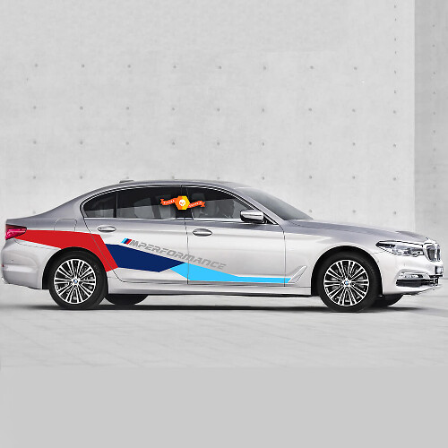 BMW M Power M Performance Huge Side Neue Vinyl-Aufkleber für BMW 5er G30 M5 F90
