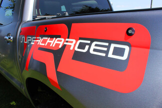 TRD Toyota Tacoma Trd Supercharger Pickup Truck Seite Vinyl Aufkleber Aufkleber passend für Tacoma 2013–2020 oder Tundra 2013–2020
