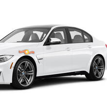 M Performance Style Seitenwangen-Streifen Vinyl-Aufkleber Paar für BMW M3 F80_2