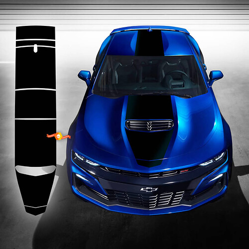 Chevy Chevrolet Camaro Vinyl-Aufkleber, Aufkleber, Rennstreifen, Rallye-Grafik-Set
