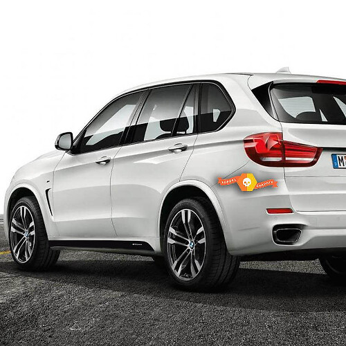 2 BMW M Performance Seitenschweller-Aufkleber-Set für M5 F15 X5 F16 X5
