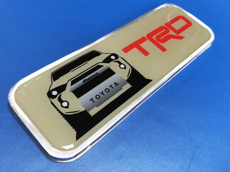 TRD 4Runner Metall-Aluminium-Emblem Bettseiten-Emblem Aluminium
