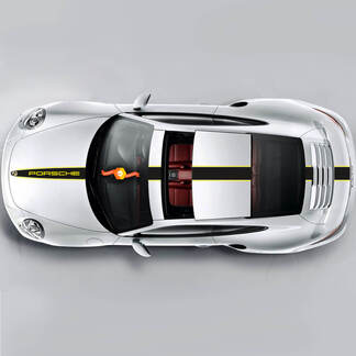 Porsche Racing Stripes Zweifarbige Racing Edition Stripes oder jeder Porsche #3
