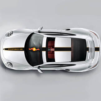Porsche Racing Stripes Zweifarbige Racing Edition Stripes oder jeder Porsche #5
