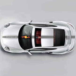 Porsche Racing Stripes Zweifarbige Racing Edition Stripes oder jeder Porsche #6

