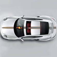 Porsche Racing Stripes Zweifarbige Racing Edition Stripes oder jeder Porsche #6
 4