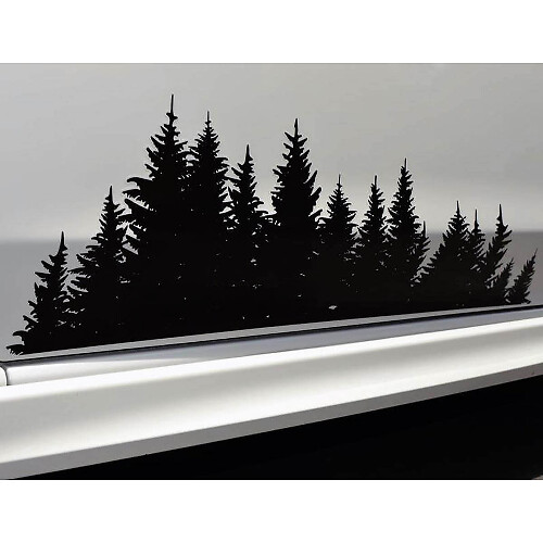 Forest Style Türseiten-Vinylaufkleberset für Subaru Crosstrek