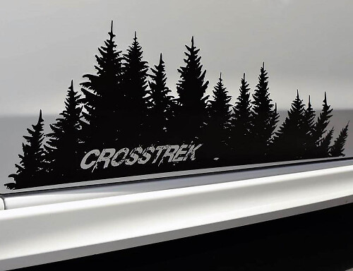 Forest Style Seiten-Vinylaufkleber für Subaru Crosstrek