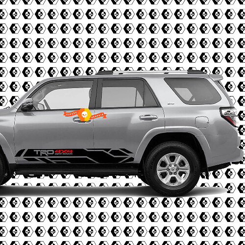 TRD Style 4x4 Offroad Rocker Panel Side Stripes Vinyl Aufkleber Decal Kit für 4Runner
