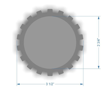 Gelbes, gewölbtes Biohazard-Logo, Metall-Aluminium-Abzeichen, Bettemblem aus Aluminium
 2