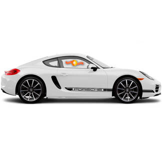 Porsche Cayman R Boxster Seitenstreifen einfarbig oder jeder Porsche

