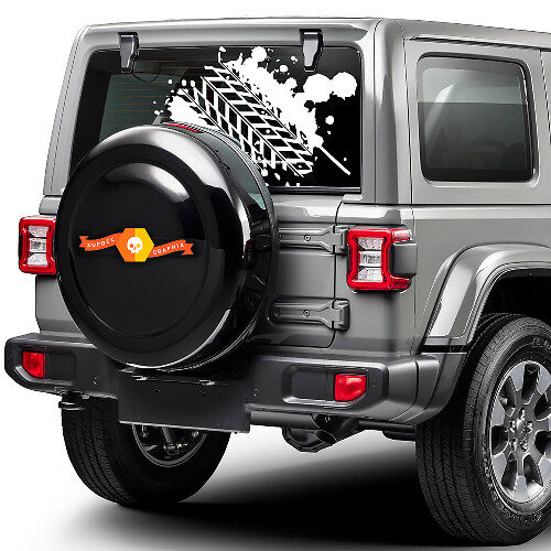 Schlammreifen-Spuren Heckscheibe für Toyota GMC Nissan Dodge