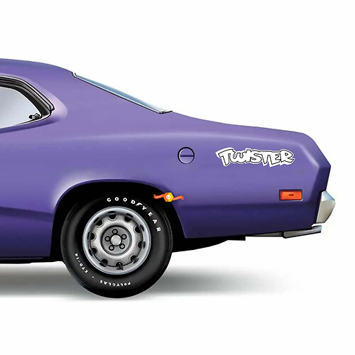 1971–73 Plymouth Duster Twister Seitenaufkleber
