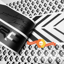 TRD Racing Development Seiten-Vinyl-Aufkleber, schwarz, matt und schwarz glänzend, passend für Tacoma 2013–2020 oder Tundra 2013–2020
 3