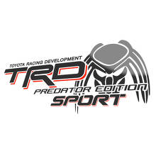 TRD Predator Edition Sport Rückseitiges Seiten-Vinyl-Aufkleber-Set für Toyota Trucks_2