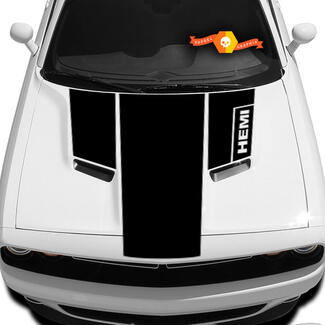 Dodge Challenger HEMI Hood T Aufkleber Aufkleber Grafik passend für Modelle 09 - 14
