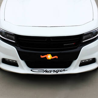Dodge Charger Retro-Frontspoiler-Aufkleber-Grafik passt zu allen Modellen
