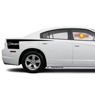 Dodge Charger Retro Side Hatchet Stripe Decal Sticker Grafik passend für Modelle 2011-2014
