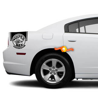 Dodge Charger Rückseite Band Aufkleber Aufkleber Super Bee SRT Grafik passend für Modelle 2011-2014
