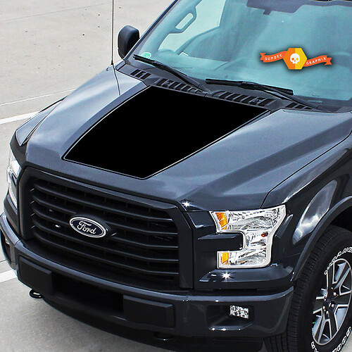 Passend für Ford F-150 Small Trim Center Hood Graphics Stripes Vinyl Decals Truck Stickers 15–20
