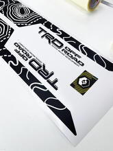 Topographische Karte Vintage-Stil Heckseiten Vinylaufkleber Decal Für Toyota Tacoma 2005–2020_3