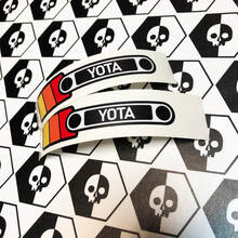 Paar TRD YOTA Vintage Sunset Retro Old Style Vinyl-Aufkleber passend für Toyota FJ Cruiser
 2