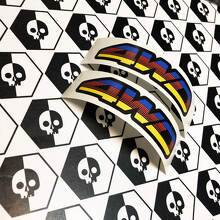 Paar 4WD TEQ Vintage Sunset Retro Old Style Vinyl Aufkleber passend für Toyota 4Runner Tacoma FJ Cruiser
 2