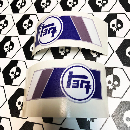 Paar TRD TEQ Vintage Retro Old Style Vinyl Aufkleber passend für Toyota 4Runner Tacoma FJ Cruiser
