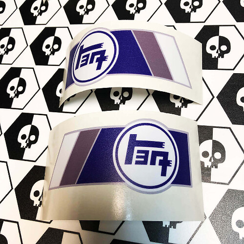 TEQ Vintage Retro Vinyl-Aufkleber Paar für Toyota 4Runner Tacoma FJ Cruiser_1