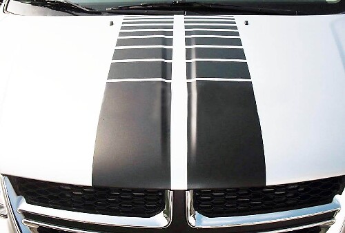 Strobe-Motorhaubenstreifen Vinyl-Aufkleber für Dodge Grand Caravan
