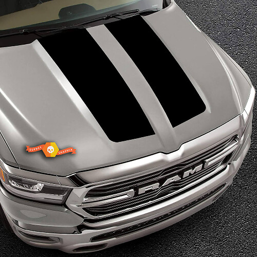 LKW-Vinyl-Aufkleber 2019-2020 Ram Hood Black Out Design Pickup Fahrzeug-Vinyl-Grafik-Aufkleber
