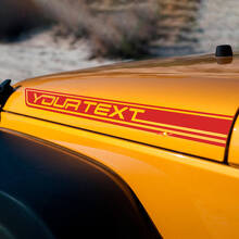 Individuelle Vinyl-Aufkleber für Motorhauben-Streifen für Jeep Wrangler_2