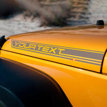 Individuelle Vinyl-Aufkleber für Motorhauben-Streifen für Jeep Wrangler_3