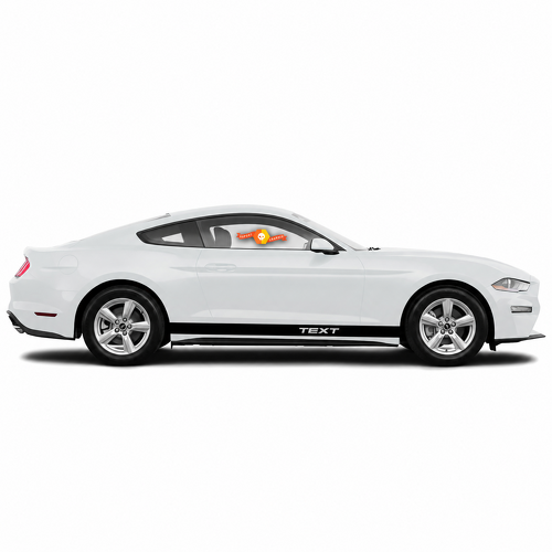 Benutzerdefinierte Seitenverkleidungs-Grafik Vinyl-Streifen Aufkleber Set 2 für Musclecar Musclecarmodel 2005-2020
