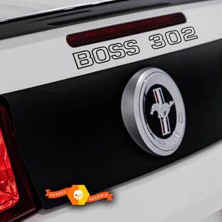 2015 201 2017 2018 2019 Ford Mustang Boss 302 Kofferraum-Vinyl-Aufkleber
