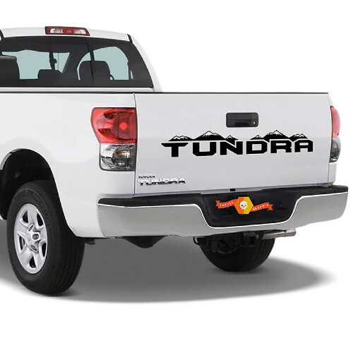 Mountains Heckklappen-Vinylaufkleber für Toyota Tundra