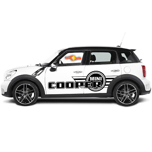 Seitenstreifen-Grafik-Aufkleber für Mini Cooper Countryman 2000 bis 2019
