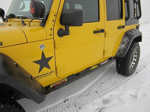 2 Wrangler Unlimited STAR Vinyl-Aufkleber