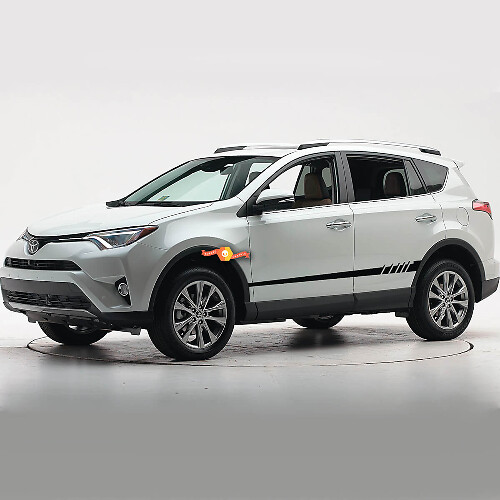 Vinyl-Aufkleber mit Schraffurlinie für Toyota RAV4 2006-2019