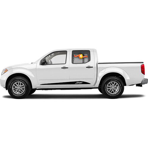 Paar Auto Aufkleber Grafik Aufkleber Seite Rocker Panel Stripe Kit für Nissan Frontier Sport
