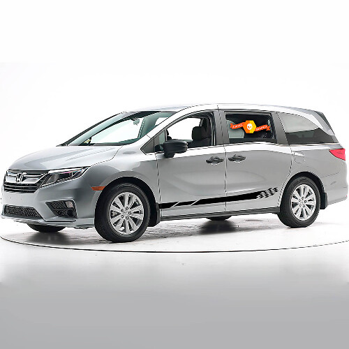 2 x mehrere Auto-Aufkleber, Grafik-Aufkleber, Seitenstreifen-Kit für Honda Odyssey
