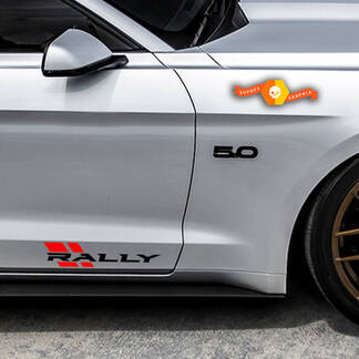 RALLY RACING Sport Performance Auto LKW SUV Vinyl Aufkleber Aufkleber Emblem 2 Stück Paar
